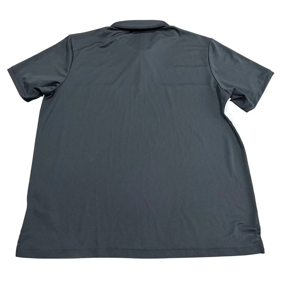 Adidas Golf Mens XL Polo Shirt Colorblock Black White‎ Grey Performance BC1995